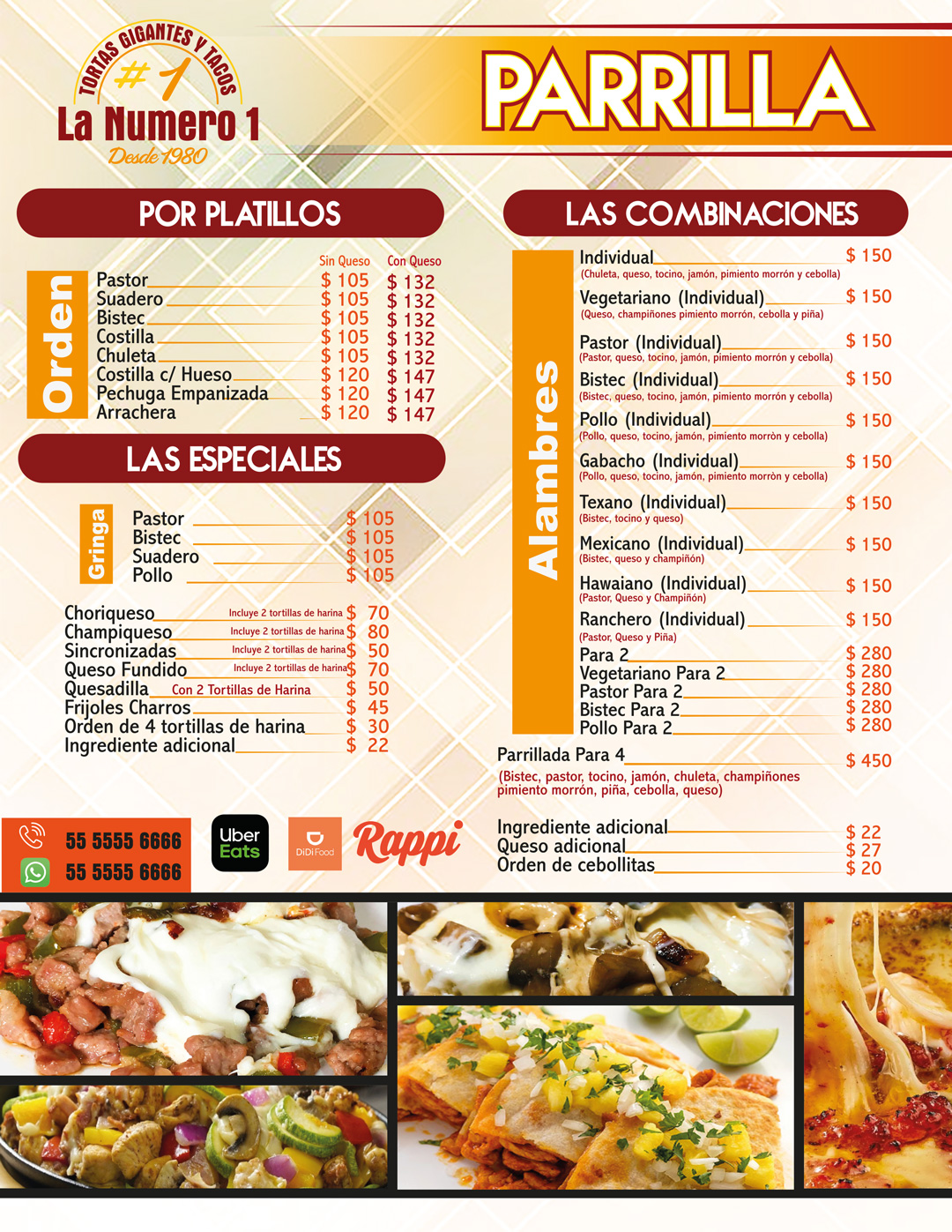 Tortas gigantes lanumero1 menu3